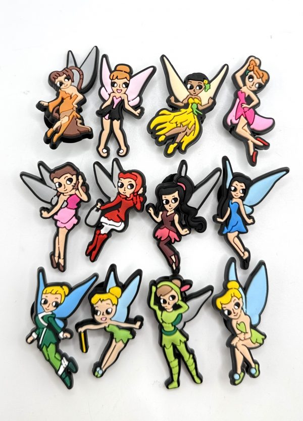 A Set Of 12 Fairy Croc Charms