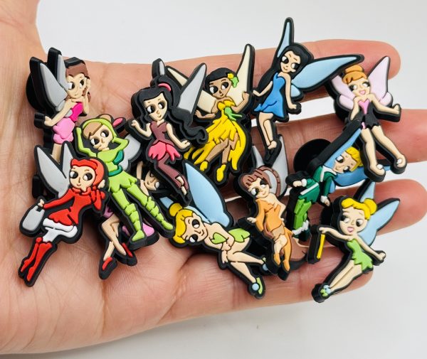 A Set Of 12 Fairy Croc Charms