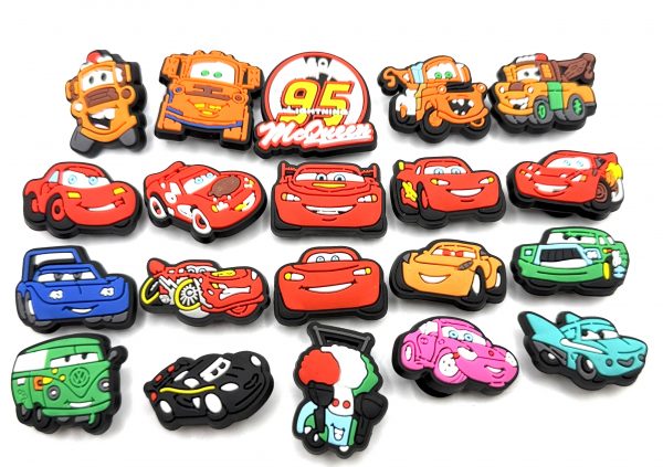 A Set Of 20 Disney Cars Croc Charms
