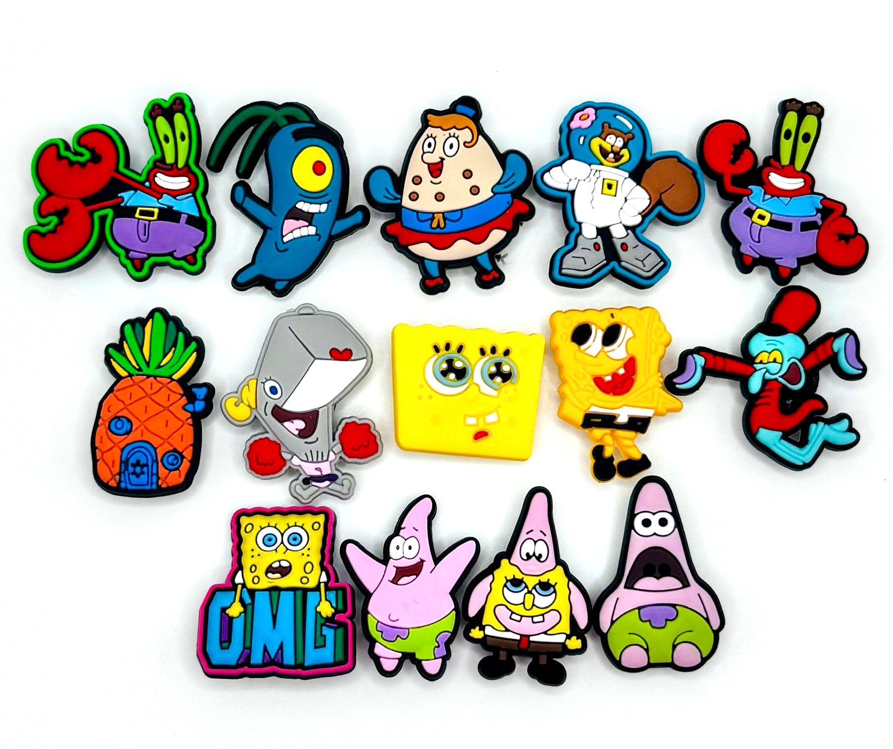 spongebob croc charms