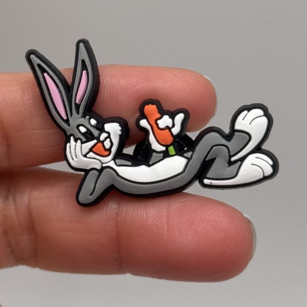 A Set Of 10 Looney Tunes Croc Charms