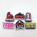 A Set Of 6 Fortnite Croc Charms