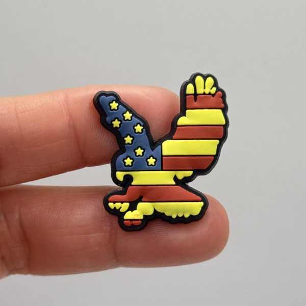 Donald Trump Bird Croc Charm