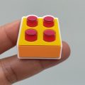 A Set Of 10 Lego Blocks Croc Charms
