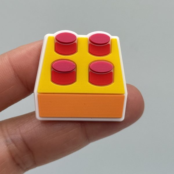 A Set Of 10 Lego Blocks Croc Charms