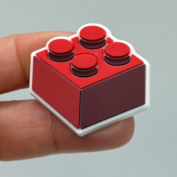 A Set Of 10 Lego Blocks Croc Charms