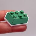 A Set Of 10 Lego Blocks Croc Charms