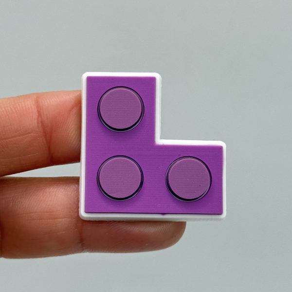 A Set Of 10 Lego Blocks Croc Charms