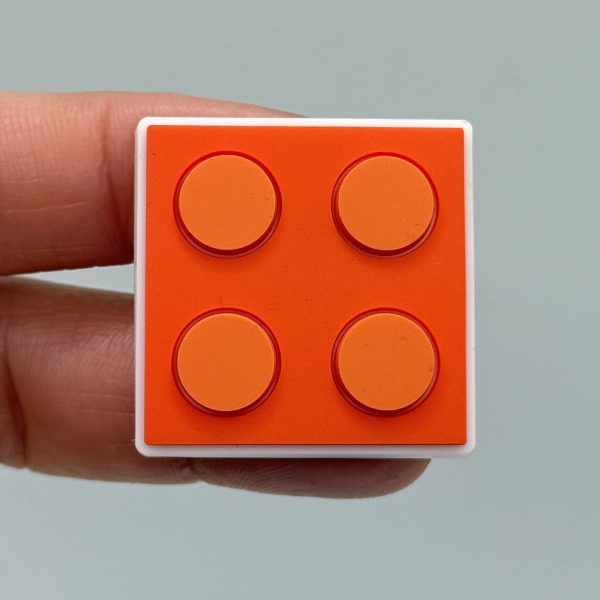 A Set Of 10 Lego Blocks Croc Charms