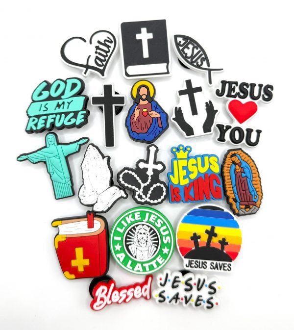Jesus Croc Charms