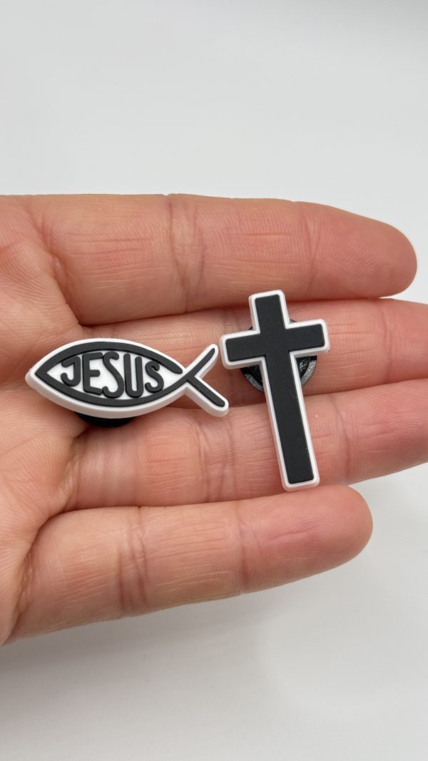 Jesus Croc Charms
