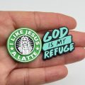 A Set Of 18 Jesus Croc Charms