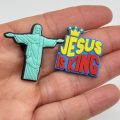 A Set Of 18 Jesus Croc Charms