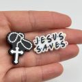 A Set Of 18 Jesus Croc Charms