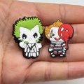 A Set Of 14 Halloween Horror Croc Charms
