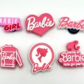 A Set Of 6 Barbie Croc Charms