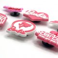 A Set Of 6 Barbie Croc Charms