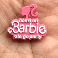 A Set Of 6 Barbie Croc Charms