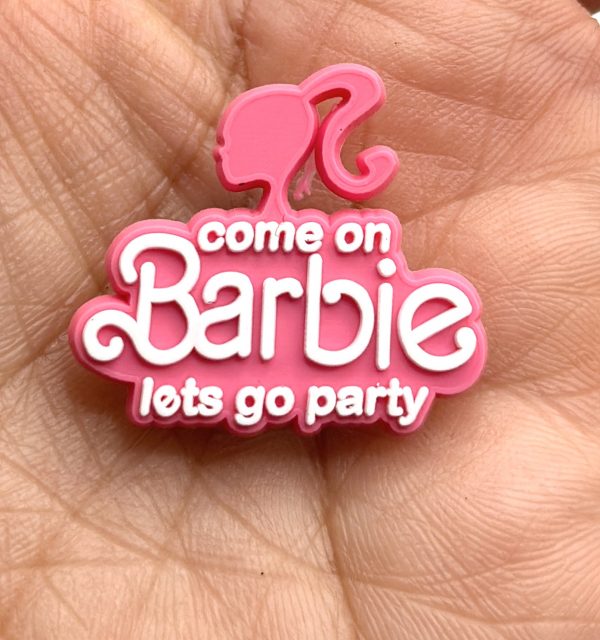 A Set Of 6 Barbie Croc Charms