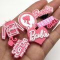 A Set Of 6 Barbie Croc Charms