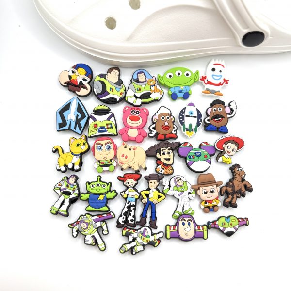 A Set Of 28 Toy Story Shoe Charms