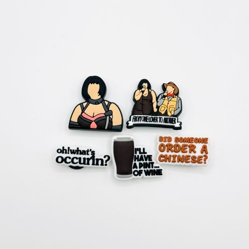 A Set Of 5 Gavin and Stacey Shoe Charms