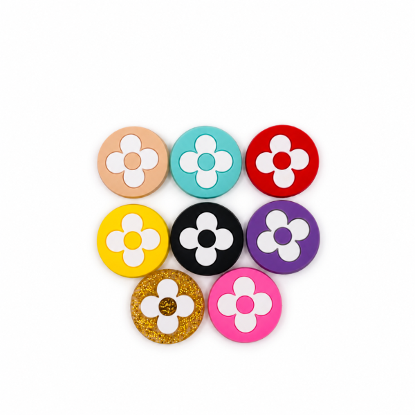 LV Circle Flower Shoe Charm Set Of 8