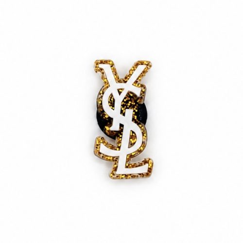 9FDCCAD0-77D1-48CD-904C-F8E94785CC9B YSL White & Sparkle Shoe Charm