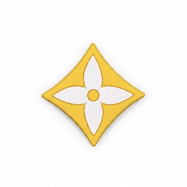 LV Yellow Flower Shoe Charm